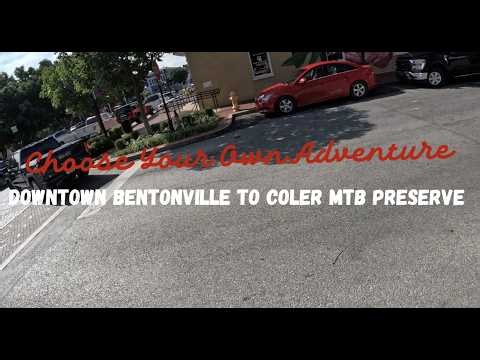 How to Ride From Downtown Bentonville to Coler MTB Preserve | NW 3rd Street Protected Bike Lanew