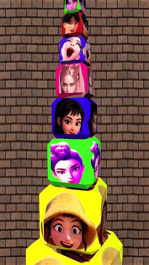 Sprunki Face Cube Zoom Kpop Demon Hunters 4 #shorts #케데헌​​#kpopdemonhunters​#sprunki#roblox#blender