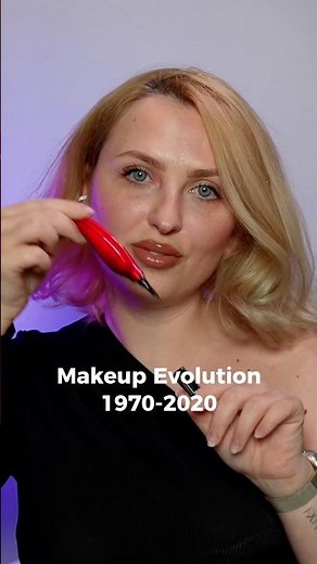 Makeup Evolution: 1970 to 2020 💄 #makeup #makeuphistory