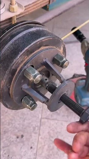 Easy Way to Remove Rear Brake Drum Using Special Tools