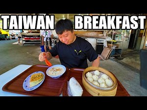 Traditional Taiwanese Breakfast In Taiwan - Ultimate Taiwan Street Food Breakfast Adventure