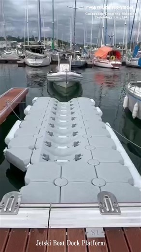 Modular Floating Boat Lift Dock Jetski Accessories Plastic Floating Sea Doo Docks