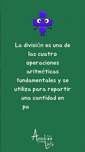 ¿QUE ES LA DIVISIÓN? #matemática #maths #division