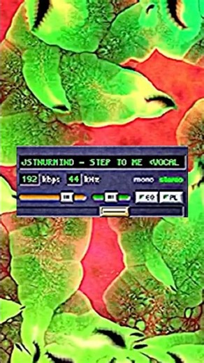 Step to Me winamp visualizer from Raverr Series