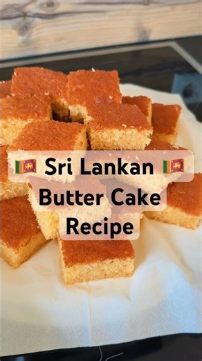 Quick & Easy Sri Lankan Butter Cake Recipe 🇱🇰 රසම රස බටර් කෙක් හදමු 😍