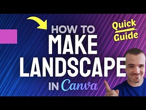 How to Make Canva LANDSCAPE (Step by Step) 2025