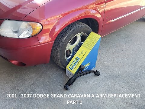 ✅ DETAILED REMOVAL 2001 - 2007 DODGE GRAND CARAVAN A-ARM CONTROL ARM REPLACEMENT ( PART 1 )