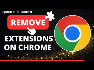 How to Remove Extensions from Google Chrome | Easy Tutorial 2025