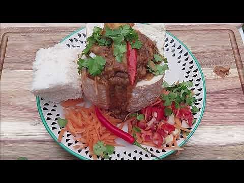 Durban Curry Recipe - Potjiekos - Bunny Chow - Chicken Curry - How To Make Potjiekos - ASMR Cooking