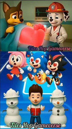 PJ Masks - Gekko vs Owlette vs CatBoy vs Romeo X Dance Song Tiles Hop EDM Rush 01 #shorts #sonic