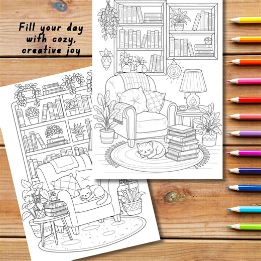 Stress Relief Coloring Book, Mindfulness Coloring Pages for Adults, Kawaii Art Therapy Self Care Color Printable Sheets, Digital Download - Etsy