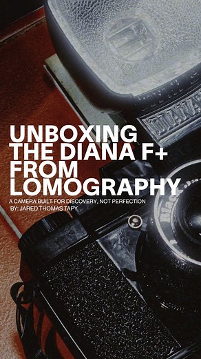 Jared Thomas Tapy on Instagram: "Excited to share my latest partnership with @lomography and their iconic Diana F+ camera. 🎞️ The Diana F+ is a true throwback. A medium-format film camera known for its dreamy vignettes, soft focus, and those unpredictable light leaks that turn accidents into art. With multiple exposure settings, pinhole options, and a detachable flash, it’s a camera built for experimentation, the kind of tool that reminds you photography should be fun, messy, and full of surpri