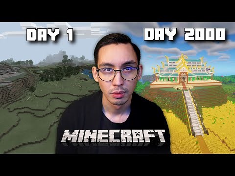 Vietin 2000 päivää Minecraftissa!