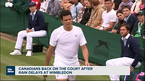 Milos Raonic makes grand return to Wimbledon