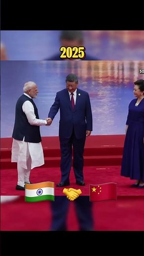 Modi and Xi Jinping Shake Hands 🤝 A Symbolic Moment in Asia #modi #xijinping #china #foryou #shorts