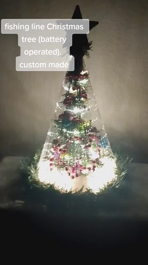 Unique Fishing Line Christmas Tree Tutorial | Custom Orders Available
