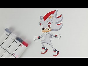 How to draw Hyper Shadow (Sonic the Hedgehog) | 100 Days Drawing Challenge | Day 94