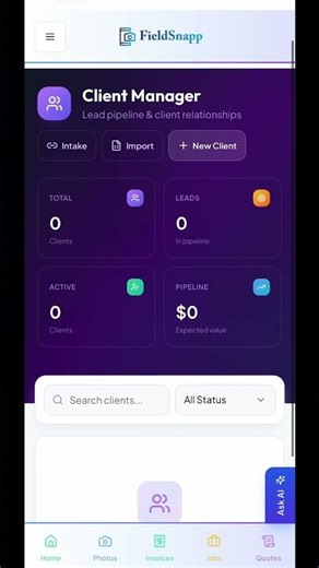The Quickest Way to Launch FieldSnapp #shorts #fieldservice #mobile
