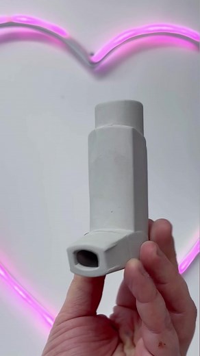 Can’t breathe, too excited about these fully revamped inhalers!!!! 💕✨ Bigger, better, a heart for your thumb, and when the clay shrinks they’ll be the same size as my real inhaler! 💕💖💕 I’m getting to know these new molds, how the pieces want to be cleaned up, and planning their future glaze color schemes! ✨Saying it aloud for accountability: March 31st!✨ #inhaler #asthma #asthmatic #asthmaattack #asthmaawareness #asthmasucks #asthmalife #itainteasybeingwheezy #ineedmyinhaler #ceramicart #por