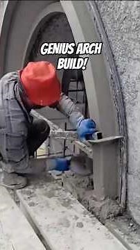 Genius Concrete Arch Build | Satisfying Construction Technique