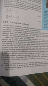 Explain Kirchhoff's Rules with reference to the image provided.... | Filo