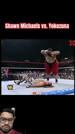 Shawn Micheals vs. Yokozuna at wwe raw #wwe