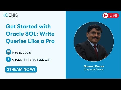 Get Started with Oracle SQL: Write Queries Like a Pro