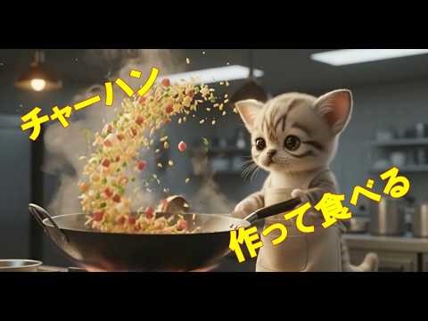 [ASMR] Cat Cooking Fried Rice?! Amazing Wok Skills You Have to See
