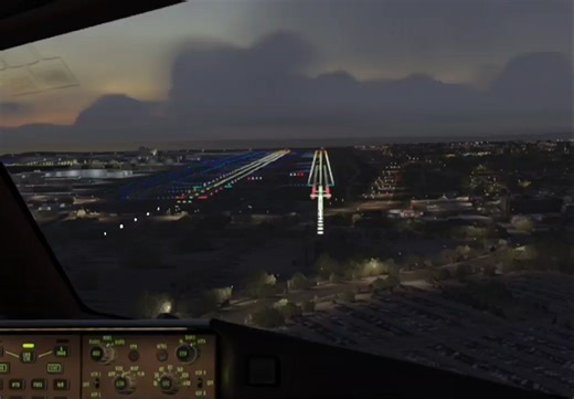 某航波音重型机副驾双脱落地驾驶舱影像 /doge