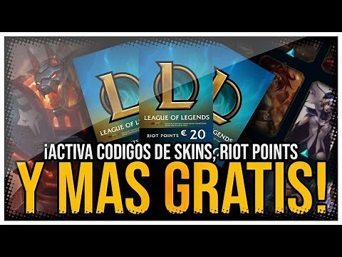 Como canjear codigos de skins en lol 2023 / Activar codigos de tarjeta de prepago league of legends