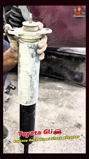 Quieting the Clunk: Replace Rear Wheel Shock Absorber Strut Mount 🔧. #mechanical #engineering #mechanicalengineering #mechanic #engineer #engineeringlife #manufacturing #technology #mechanics #mechaniclife #fyp #trending #diy #explore | Engineering works