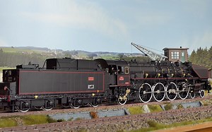 拆箱蒸汽机车模型 Märklin 55082 Spur 1-Dampflok 241-A-65 in 1 -32
