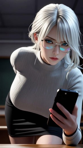 You got caught texting in her class. 📱