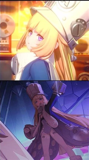 ZZZ Velina and Norma in game models VS 2D arts #zenlesszonezero #shorts