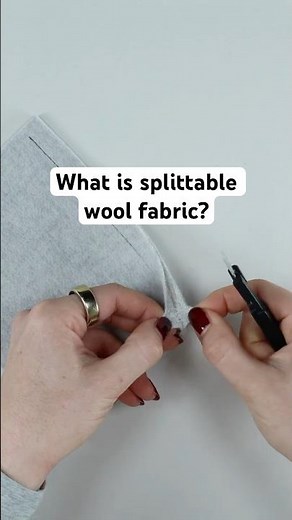 This Wool Is Two Fabrics in One 🤯