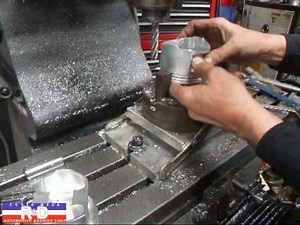 Off Road VW Race Engine Piston Lightening