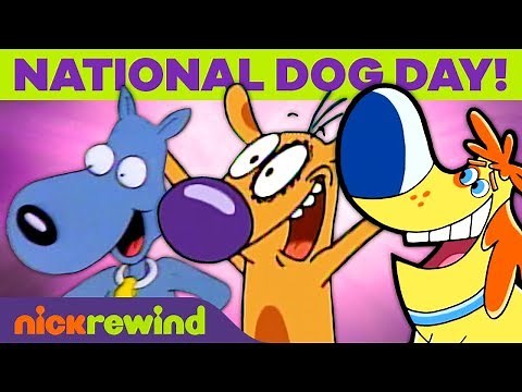 National Dog Day! 🐶 Celebrate Your Pup w/ Ren & Stimpy, CatDog, & Rugrats | Nicktoons