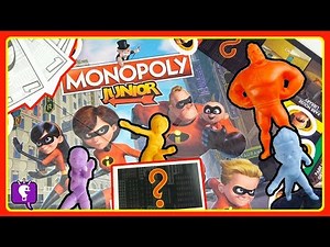 The Incredibles Play Monopoly Jr by HobbyKidsTV