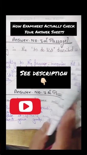 How Examiners Actually Check Your Answer Sheets📖✍️✅