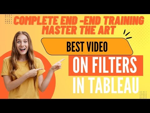Tableau Filters-Detail Tutorial including Context Filter, Cascading Filters, Sql |with Practic Ques
