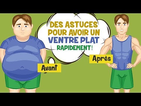 12 astuces pour avoir un ventre plat rapidement !