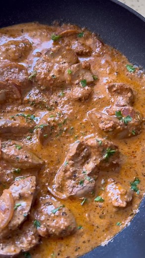 Delicious Creamy Chicken Livers Recipe