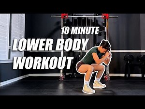 10 Minutes Lower Body Workout for Beginners (No Equipment)