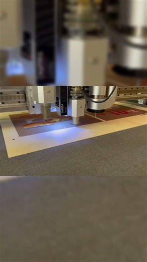 Digital linear motor cutting machine #digitalcutter #cnc