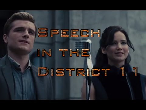 The Hunger Games : Catching Fire - Speech in the District 11 in HD