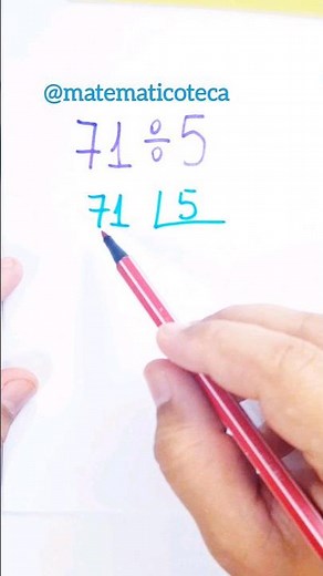 Divisão 71÷5