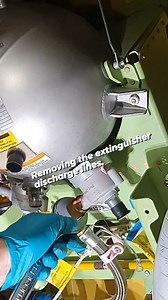 93K views · 1.2K reactions | Cargo Compartment Fire Extinguisher bottle replacement | Update Aviation | Facebook