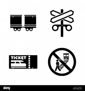 Railroad, Railway Train. Simple Related Vector Icons Set for Video, Mobile Apps, Web Sites, Print Projects and Your Design. Seasonal Tyre Fitting icon Stock Vector Image & Art - Alamy