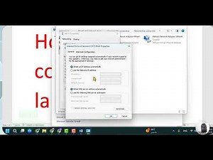 How to Change IP Address in Laptop | Static & Dynamic IP Settings (Windows)#networking #computer