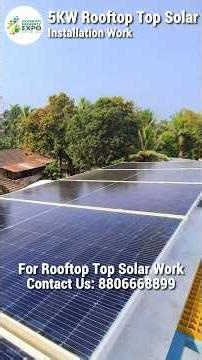 5KW Rooftop Solar System Installation | Net Metering #solar #solarenergy